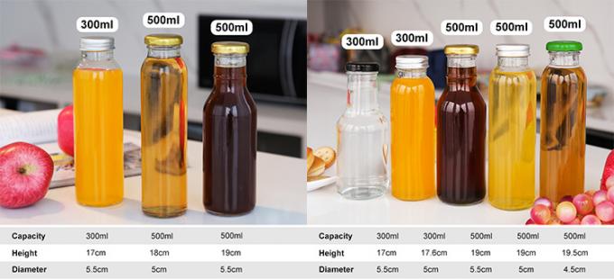 200 ml 250 ml 16 oz bouteilles de jus de verre contenant des boissons en vrac 2