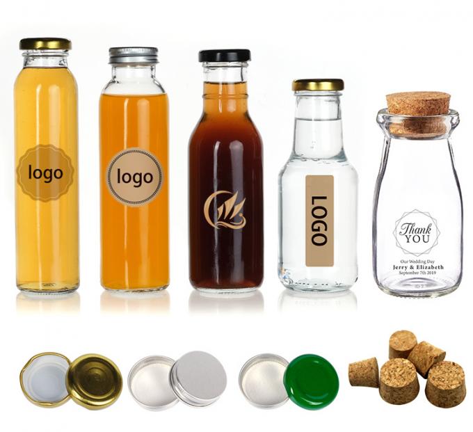 200 ml 250 ml 16 oz bouteilles de jus de verre contenant des boissons en vrac 3