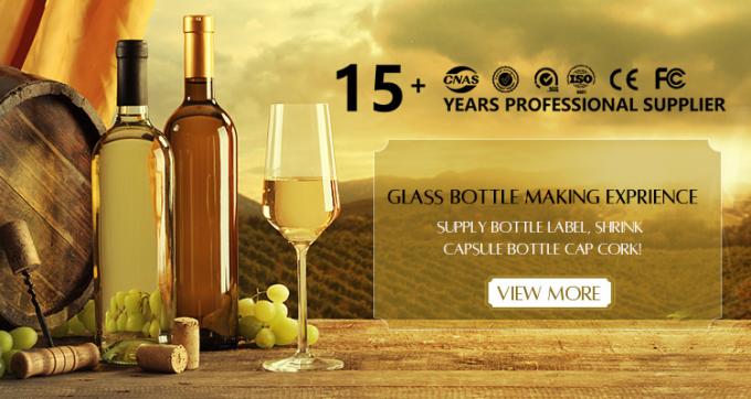 Bouteille en verre sans BPA Noir Brun Bleu Riesling Bouteille 500 ml 750 ml 0