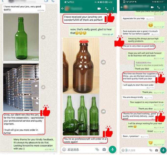 Bouteilles de bière en verre personnalisées 650ml 1000ml 12 oz Bouteilles de bière ambre 9