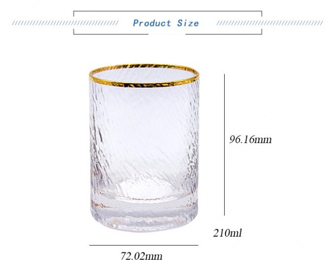 Logo personnalisé Espresso Shot Verres Rock Whisky Negroni Verres 210 ml 0
