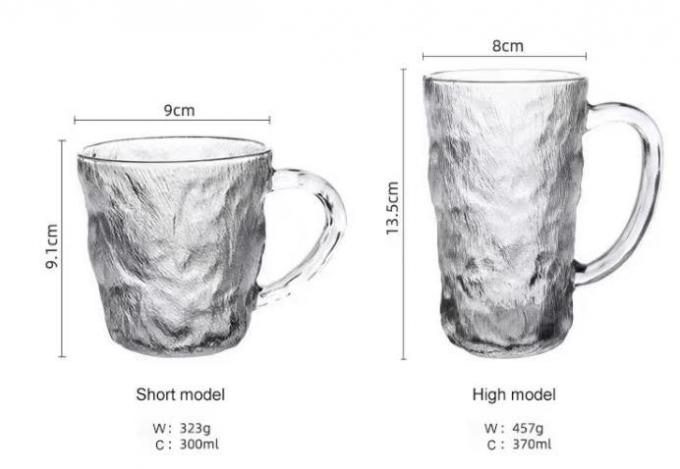 300 ml Glacier Glass Tumbler Stein Bière Mug Jus de café à boire 3
