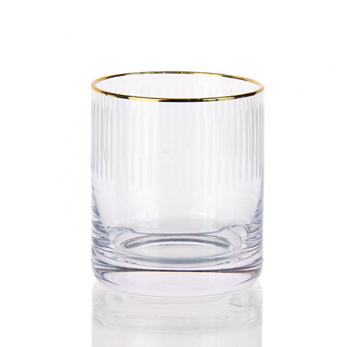 7.5oz Modern Drinking Glasses Graveré Whiskey Tumbler Crystal Cup Pour Boire du Bourbon 0