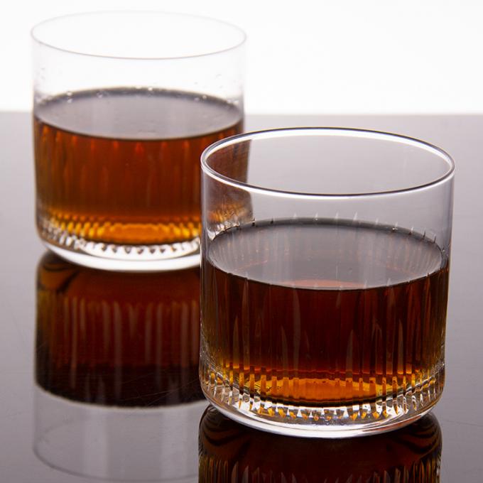 7.5oz Modern Drinking Glasses Graveré Whiskey Tumbler Crystal Cup Pour Boire du Bourbon 3