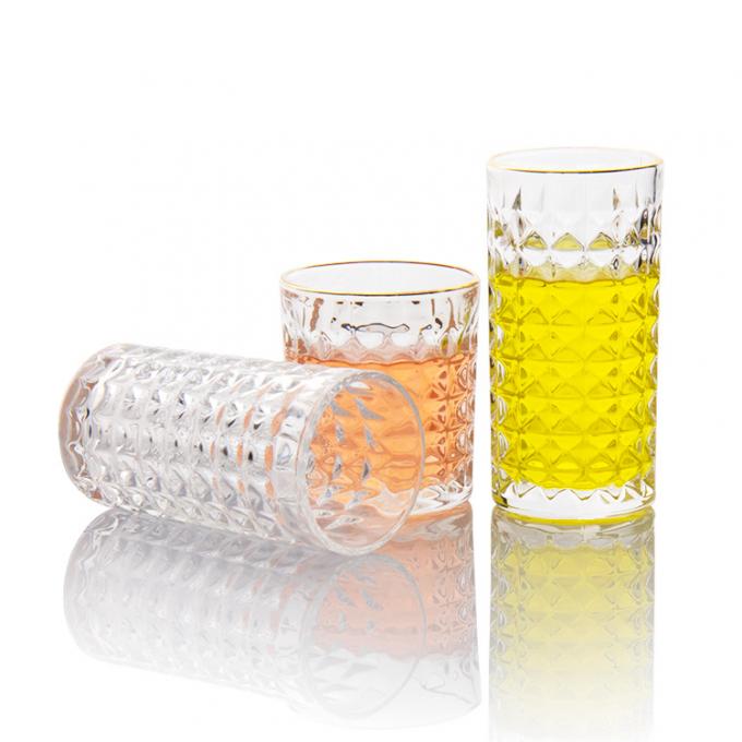 350 ml Hobnail en vrac verres à vin sans tiges tasses pour boire du jus de bière 0
