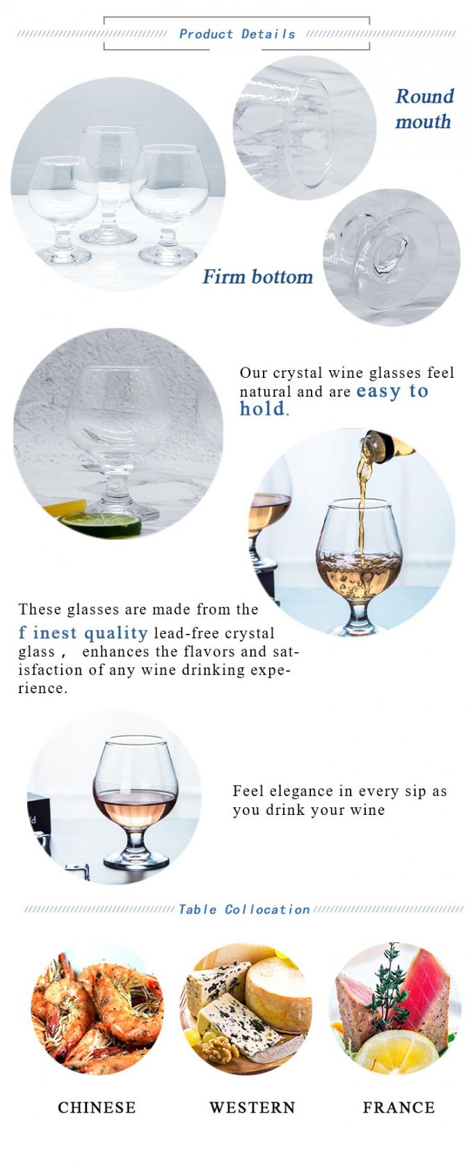 Bouteilles de verre de brandy cuites à la vapeur 1