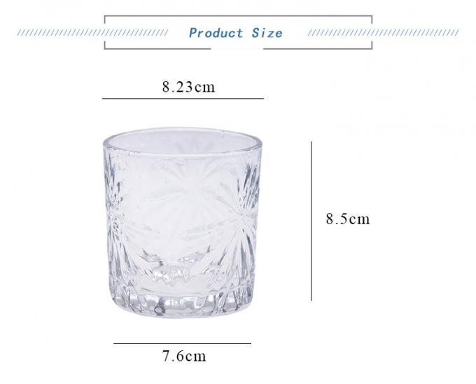 Bouteilles de thé en verre rotatif, tasses de café, tasses de vin au whisky en cristal, 10 oz 0