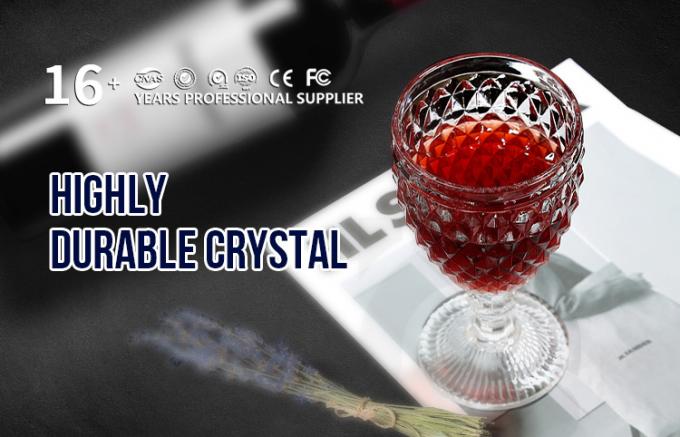 Cocktail vintage verre de vin rouge Gobelets de vin de Noël Gobelets de verre 350 ml 0