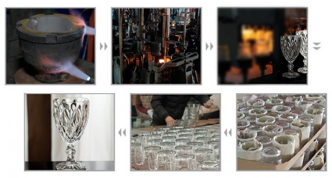 Gobelets en verre de vin rouge en relief 7