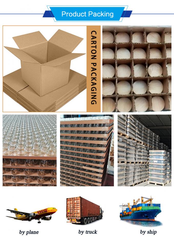 Mini-bouteilles de stockage étiquetées Pouding Récipient en verre transparent 4