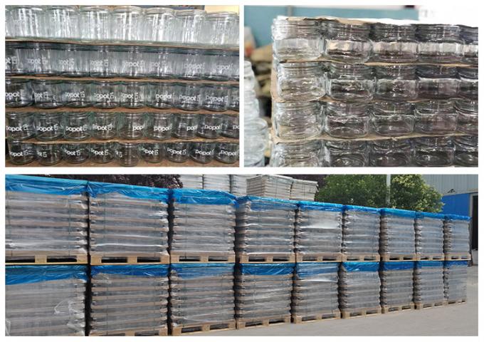 Bouteilles de verre rondes transparentes de 100 ml pour le stockage du miel Emballage alimentaire avec couvercles métalliques 10