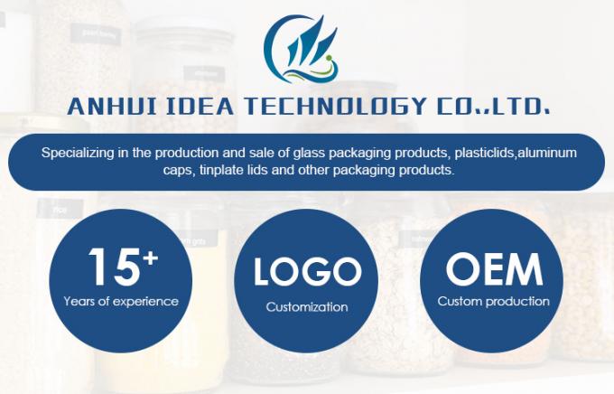 300 ml 200 ml 100 ml en gros Hexagon Glass Mason Jar Jam Jar Honey Jar avec un couvercle à vis métallique 0