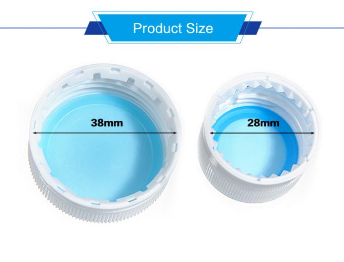 Forme personnalisée 28 mm boisson gazeuse gazeuse en PP Cap en plastique CSD pour bouteille de boissons 1