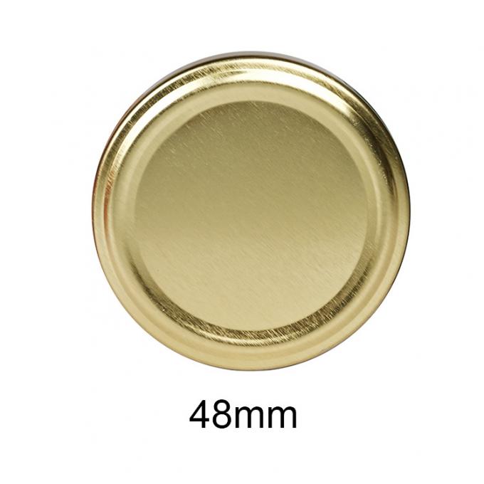 Nouveau design 20mm 38mm 48mm 63mm Couleur personnalisée Fermeture de pot en métal Fermeture de pot en métal 7