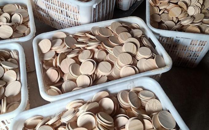 70mm/86mm Couvercles maçons conviviaux Caps en bambou réutilisables Têtes avec trou de paille 2