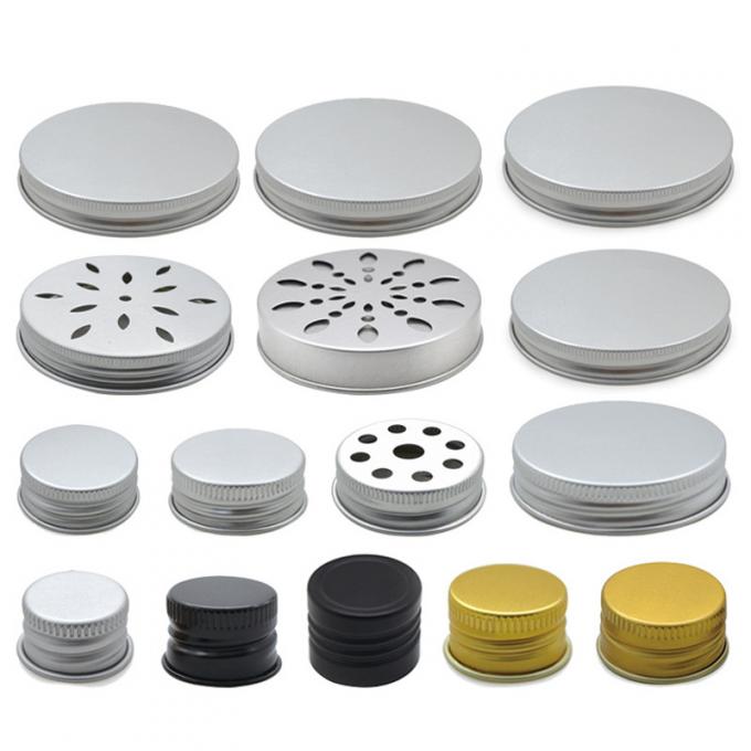 Caps de bouteilles de soude métalliques filetées Caps de bouteilles de lait en verre en aluminium 13 mm-104 mm 0