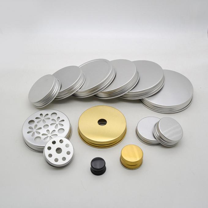 Caps de bouteilles de soude métalliques filetées Caps de bouteilles de lait en verre en aluminium 13 mm-104 mm 1