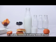 De haute qualité 250ml 300ml 500ml 750ml 1L pot de sauce en verre avec couvercle métallique avec couvercle en plastique