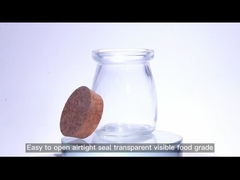 Bouteille en verre de pudding2