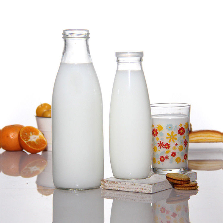 De haute qualité 250ml 300ml 500ml 750ml 1L pot de sauce en verre avec couvercle métallique avec couvercle en plastique