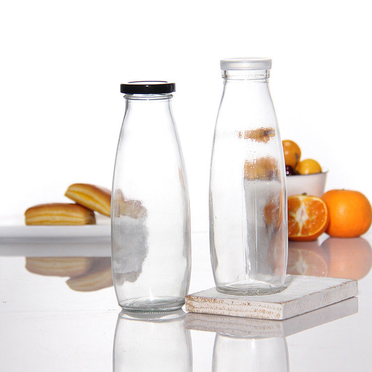 De haute qualité 250ml 300ml 500ml 750ml 1L pot de sauce en verre avec couvercle métallique avec couvercle en plastique