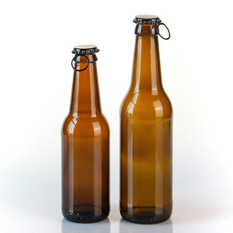 Bouteilles en verre de liqueur Noir Bouteilles en verre clair de vin 500 ml 750 ml pour le whisky Champagne Bière Brandy
