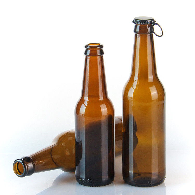 Bouteilles en verre de liqueur Noir Bouteilles en verre clair de vin 500 ml 750 ml pour le whisky Champagne Bière Brandy