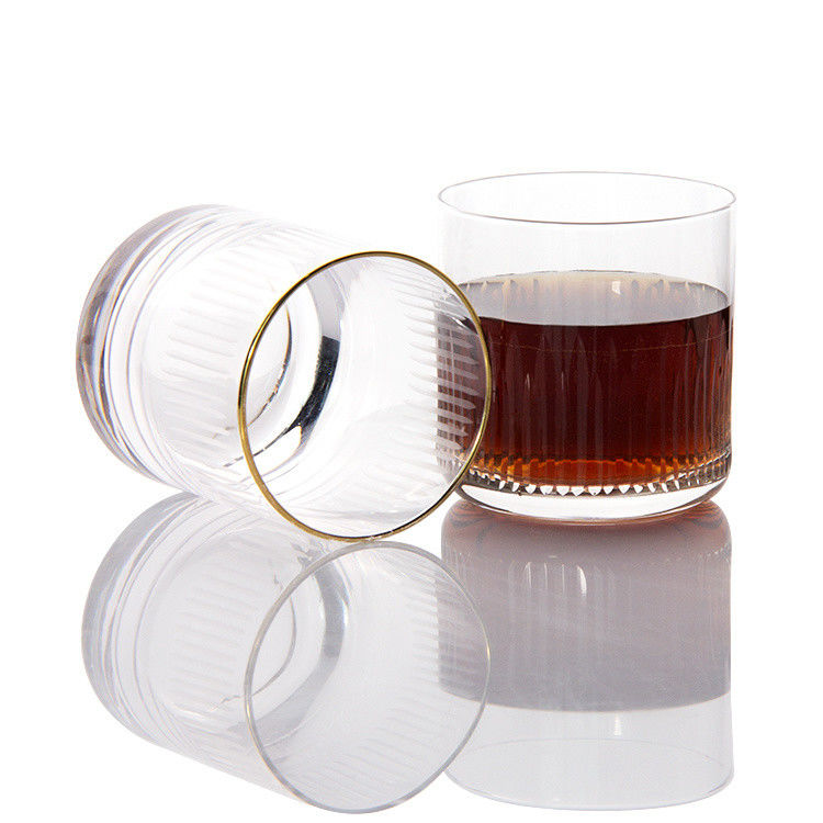 7.5oz Modern Drinking Glasses Graveré Whiskey Tumbler Crystal Cup Pour Boire du Bourbon