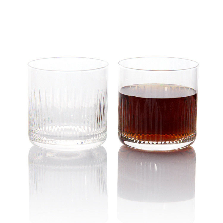 7.5oz Modern Drinking Glasses Graveré Whiskey Tumbler Crystal Cup Pour Boire du Bourbon