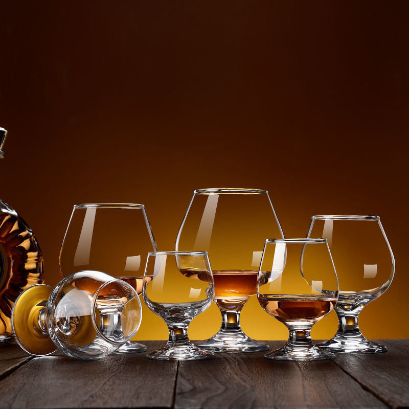 12 onces de verre de cognac brandy clair et de verre pour boire du vin rouge