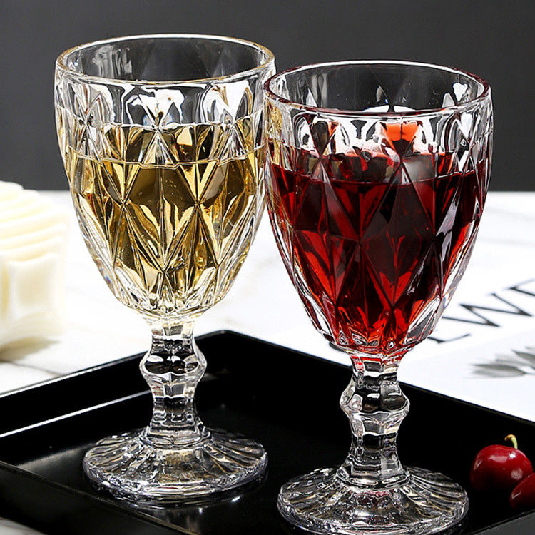 Cocktail vintage verre de vin rouge Gobelets de vin de Noël Gobelets de verre 350 ml