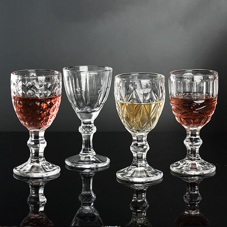 Cocktail vintage verre de vin rouge Gobelets de vin de Noël Gobelets de verre 350 ml