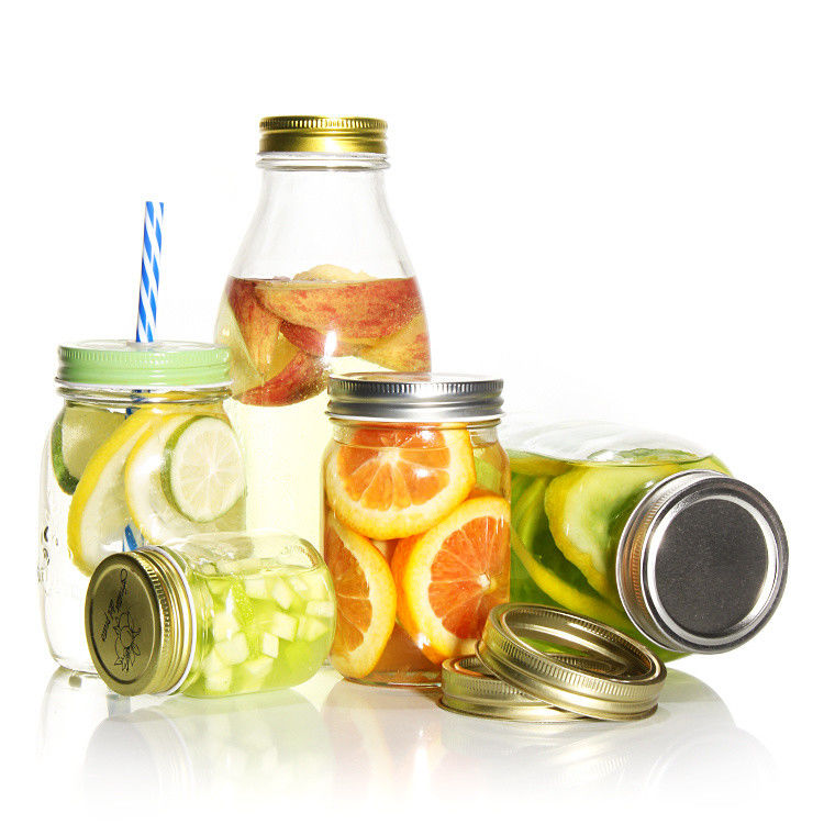 Container en verre de haute qualité 500 ml 750 ml Container de stockage en verre avec couvercle à vis
