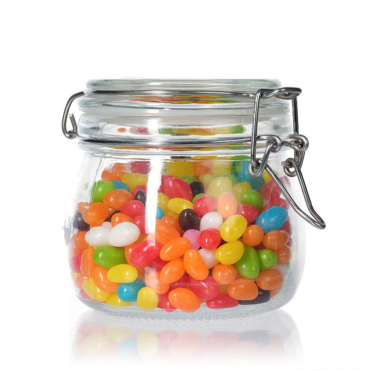 Bouteille scellée de grande capacité, propre, vide, bouteille en verre avec couvercle 100 ml 200 ml