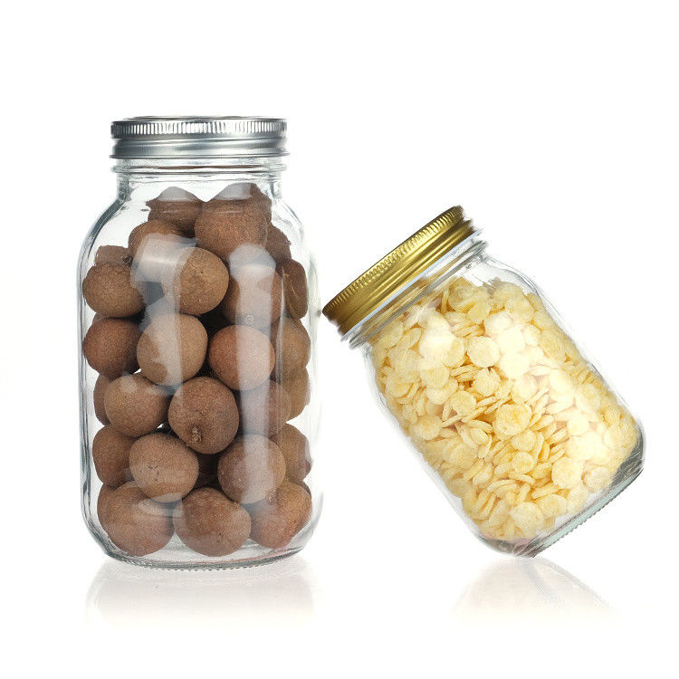 Nouveau design rond 45 ml 12 oz 14 oz de différentes tailles Bouteille en verre pour le stockage des aliments