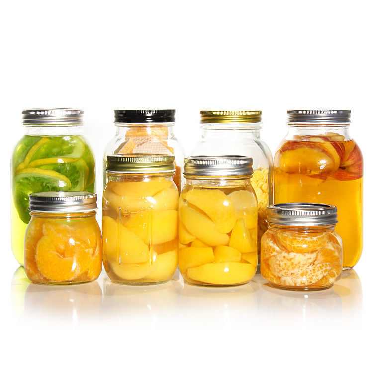 Restaurant Cuisine Bar Pint Glass Large Mouth Glass Mason Canning Jar pour la mise en conserve