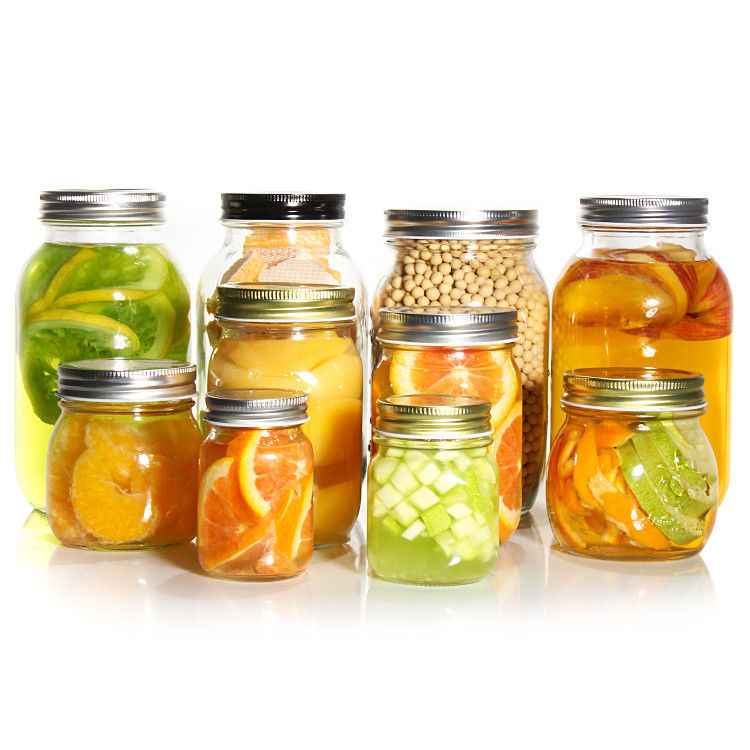Restaurant Cuisine Bar Pint Glass Large Mouth Glass Mason Canning Jar pour la mise en conserve