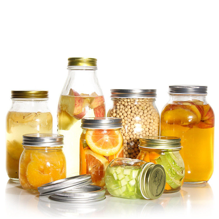 Restaurant Cuisine Bar Pint Glass Large Mouth Glass Mason Canning Jar pour la mise en conserve