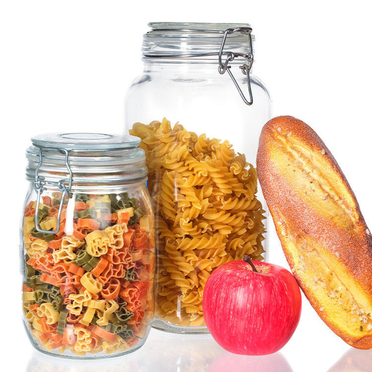 Bouteilles de verre de stockage pour le stockage des aliments