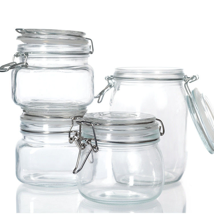 Bouteilles de verre de stockage pour le stockage des aliments
