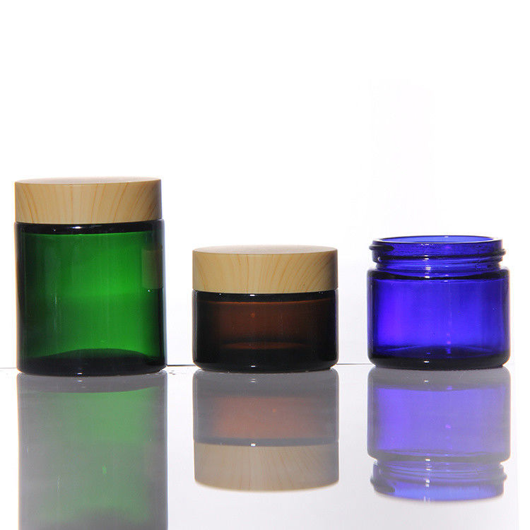 Bouteilles en verre Crème Logo personnalisable Bouteilles de crème Cosmétiques Pour hydratant 50g 100g 200g