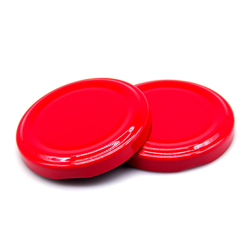 Logo personnalisé 38mm 43mm 48mm 53mm 58mm 63mm 70mm 82mm Caps à vis dorés Caps à vis métalliques pour un pot en verre