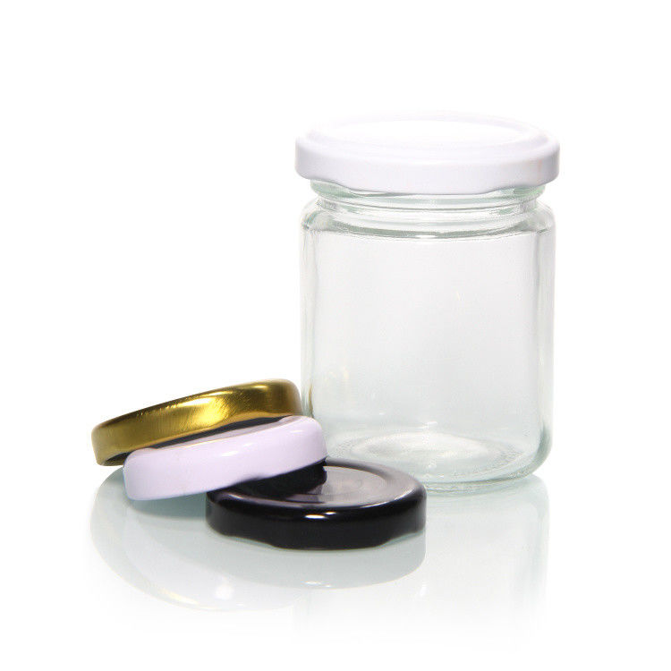 Logo personnalisé 38mm 43mm 48mm 53mm 58mm 63mm 70mm 82mm Caps à vis dorés Caps à vis métalliques pour un pot en verre