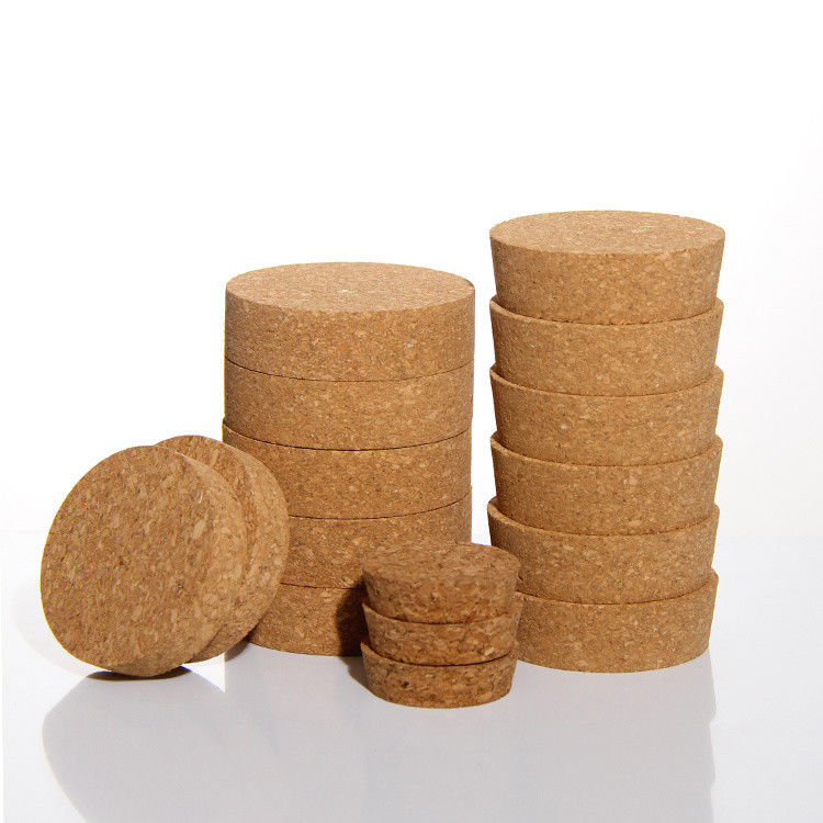 Couvercle en bois personnalisé Bouchon à boules en liège en bois pour bouteille de carafe à décanter de vin
