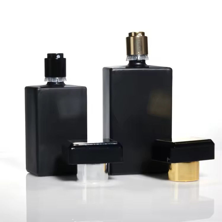 Bouteille de parfum de luxe sur mesure femme 30 ml 50 ml 100 ml bouteille de parfum en verre vide et rechargeable