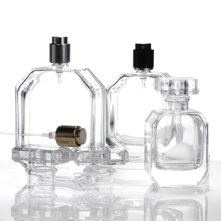 Bouteilles pour stockage en gros Bouteilles de parfums en verre transparent Bouteilles de sous-embouteillage portables Bouteilles cosmétiques