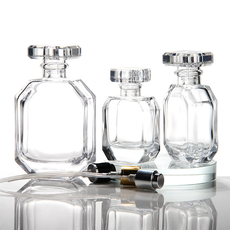 Bouteilles pour stockage en gros Bouteilles de parfums en verre transparent Bouteilles de sous-embouteillage portables Bouteilles cosmétiques