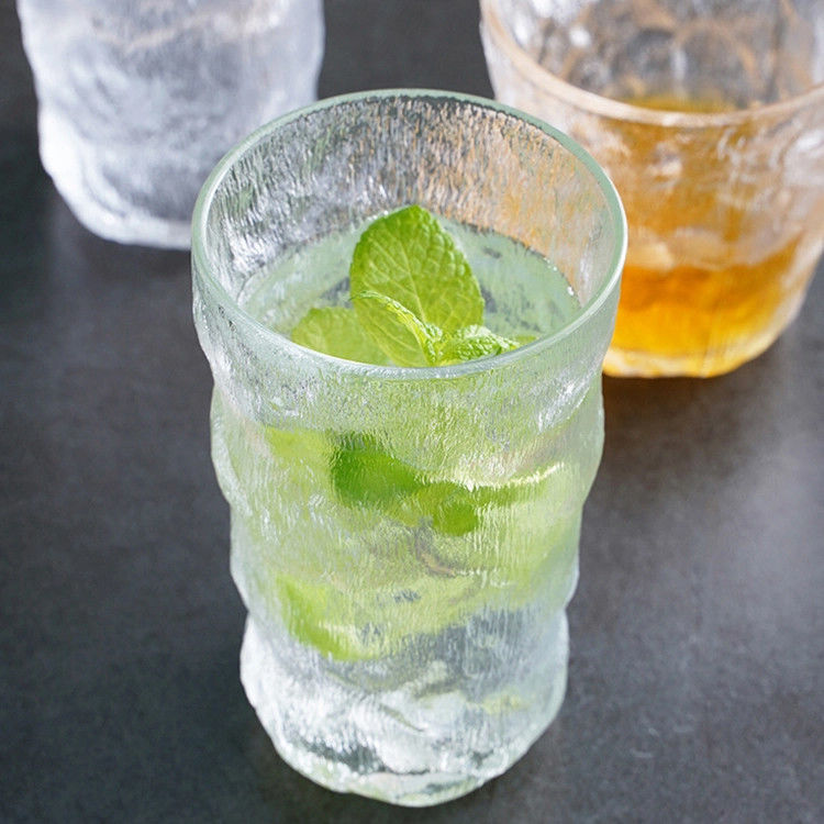 échantillon gratuit glacier modèle verre de vin tumbler glacé couleur rose whisky verre tasse