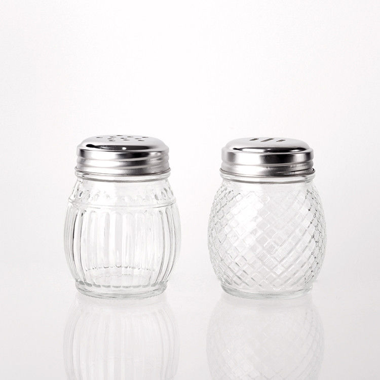 3.5oz 100ml accessoires de cuisine assaisonnement verre épice bocal mis pour le sucre sel poivre