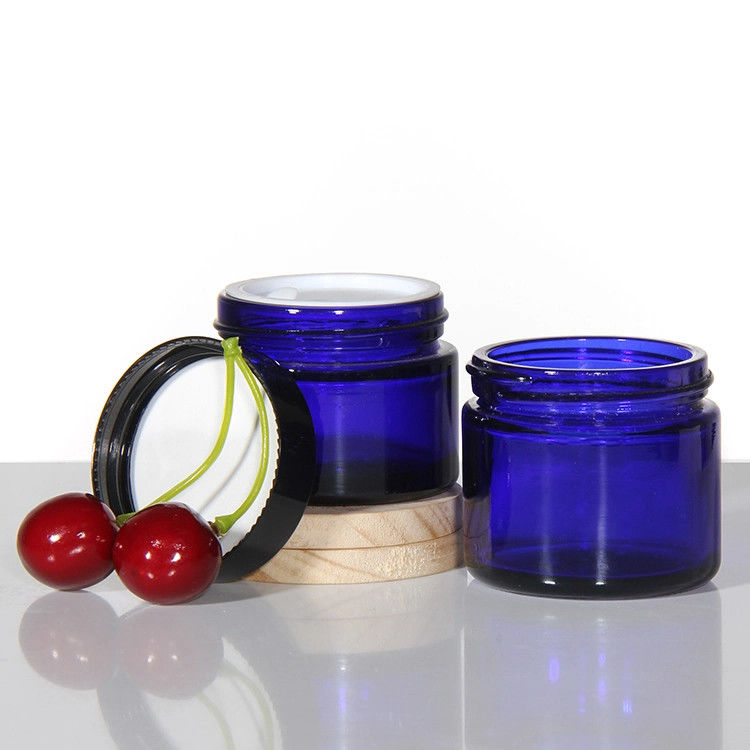 Bouteilles en verre Crème Logo personnalisable Bouteilles de crème Cosmétiques Pour hydratant 50g 100g 200g